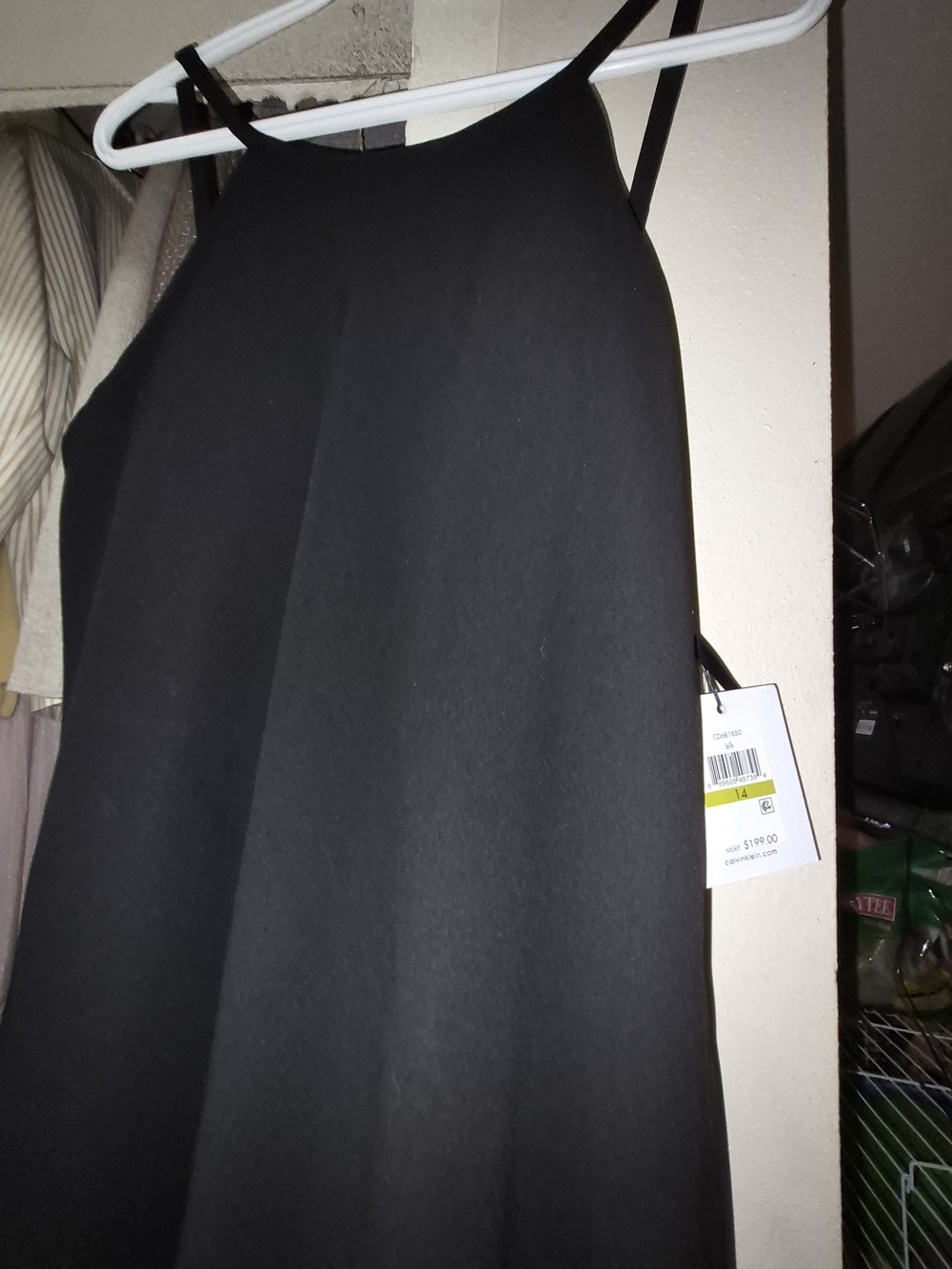Calvin Klein Black A-Line Women’s Dress